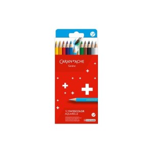 MATITE CARAN D'ACHE AQUAREL 12 col