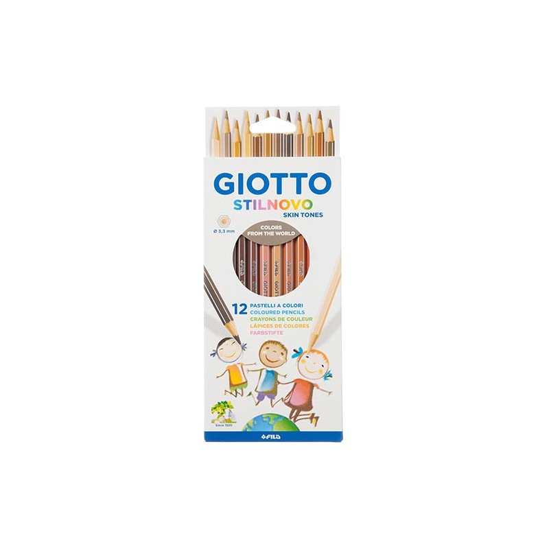 MATITE COLORI VISO GIOTTO 12 Col.