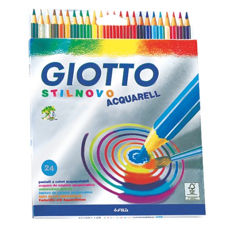 PASTELLI GIOTTO ACQUARELLABILI 24 PZ.