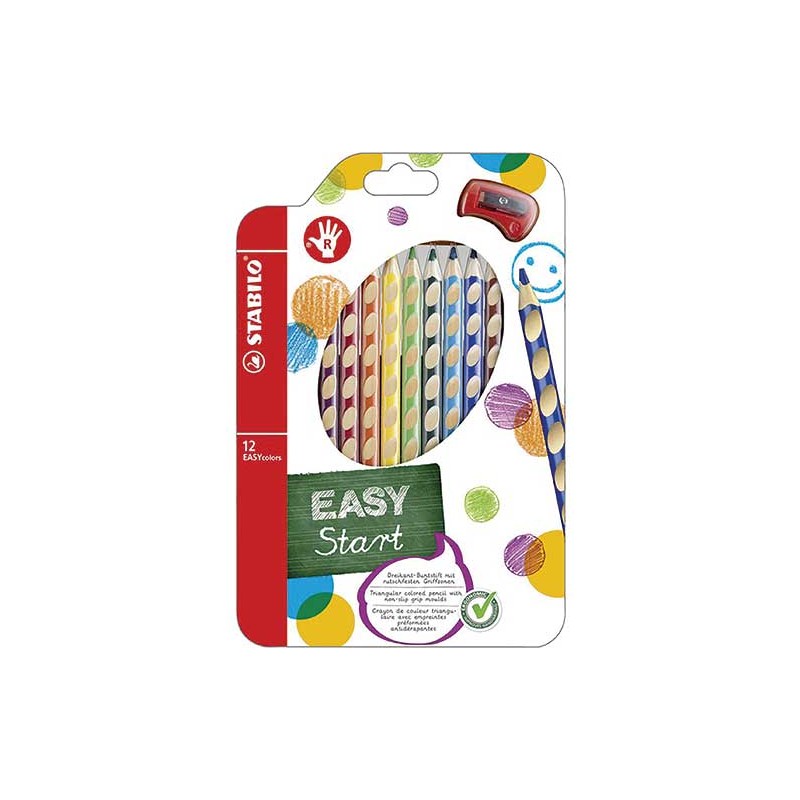 PASTELLI STABILO EASYSTAR 12 - DESTRI