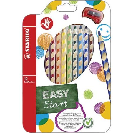 PASTELLI STABILO EASYSTAR 12 - DESTRI