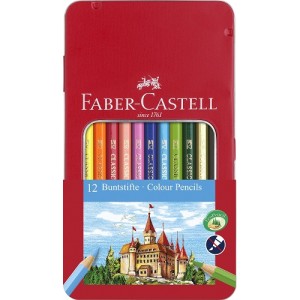 PASTELLO FABER CASTEL SC.METALLO 12 col.