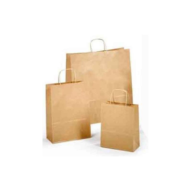 BORSE CARTA 22x10x27 - KRAFT AVANA