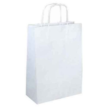 BORSE CARTA 22x10x27 - KRAFT BIANCA