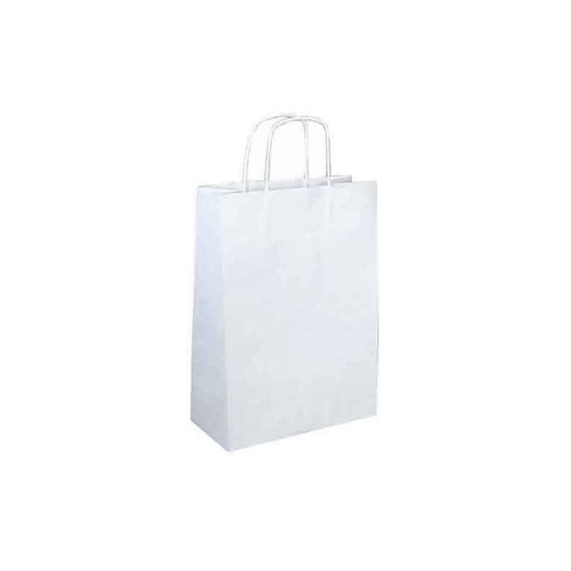 BORSE CARTA 22x10x27 - KRAFT BIANCA