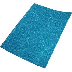 GOMMA CREPLA GLITTER 40x60 - CELESTE