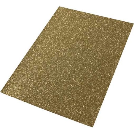 GOMMA CREPLA GLITTER 40x60 - ORO