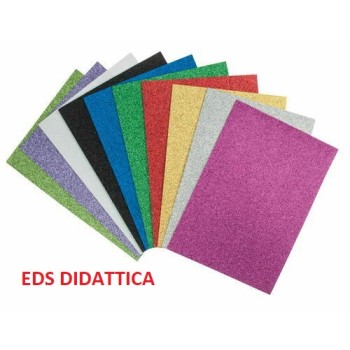 GOMMA CREPLA GLITTER A4 - pz.10