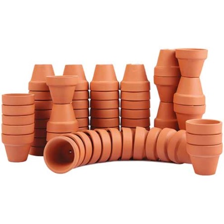 VASETTO TERRACOTTA Ø 7 cm.- pz.10