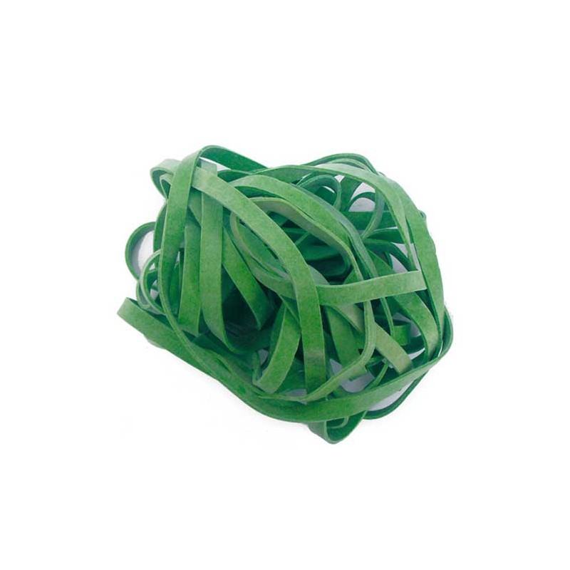 ELASTICI FETTUCCIA VERDE Ø cm.10 gr.500