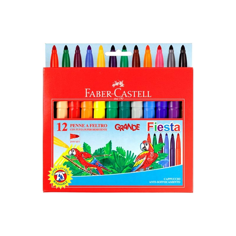 PENNARELLI JUMBO FABER-CASTELL 12 col.