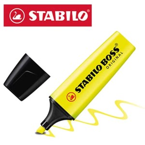 EVIDENZIATORE STABILO BOSS - GIALLO