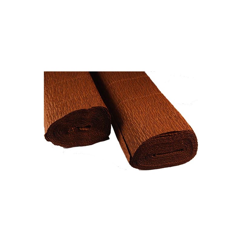 CARTA CRESPA 50x250 gr.140 - MARRONE