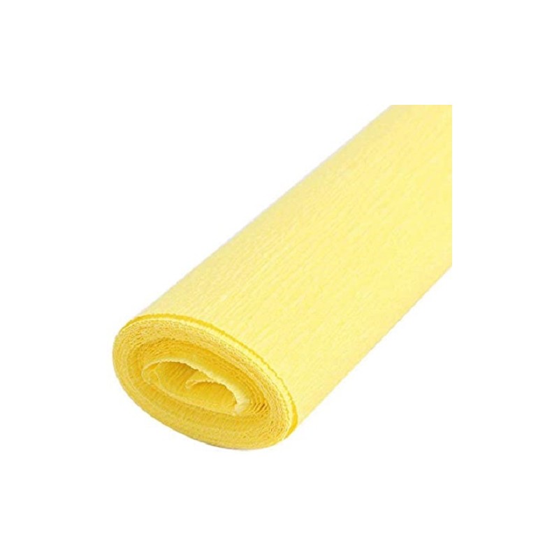 CARTA CRESPA 50x250 gr.40 - GIALLINO TENUE