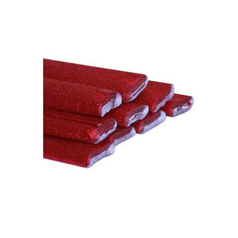 CRESPA METALLIZZATA 50x150 gr.60 - ROSSO