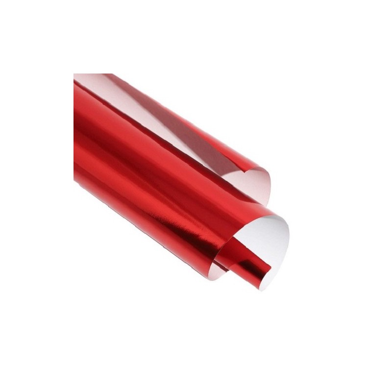 CARTA ALLUMINIO cm. 50x200 - Rosso