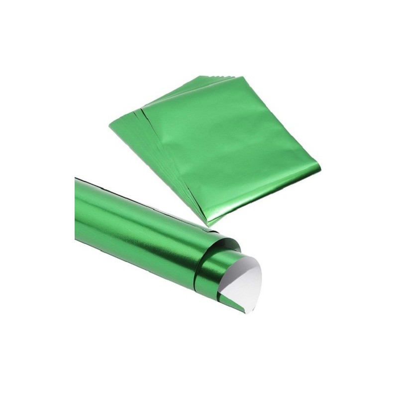 CARTA ALLUMINIO cm. 50x200 - Verde