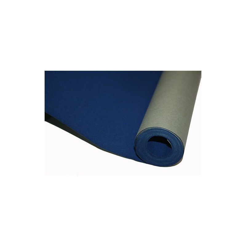 CARTA VELLUTO cm.70x2,5 mt.- BLU