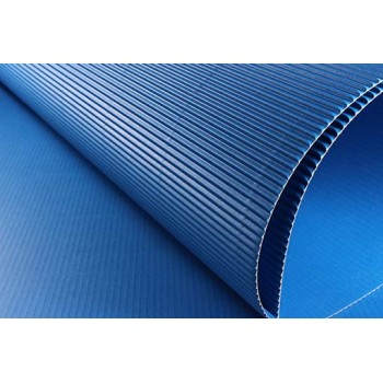 CARTONE ONDULATO 50x70 - BLU