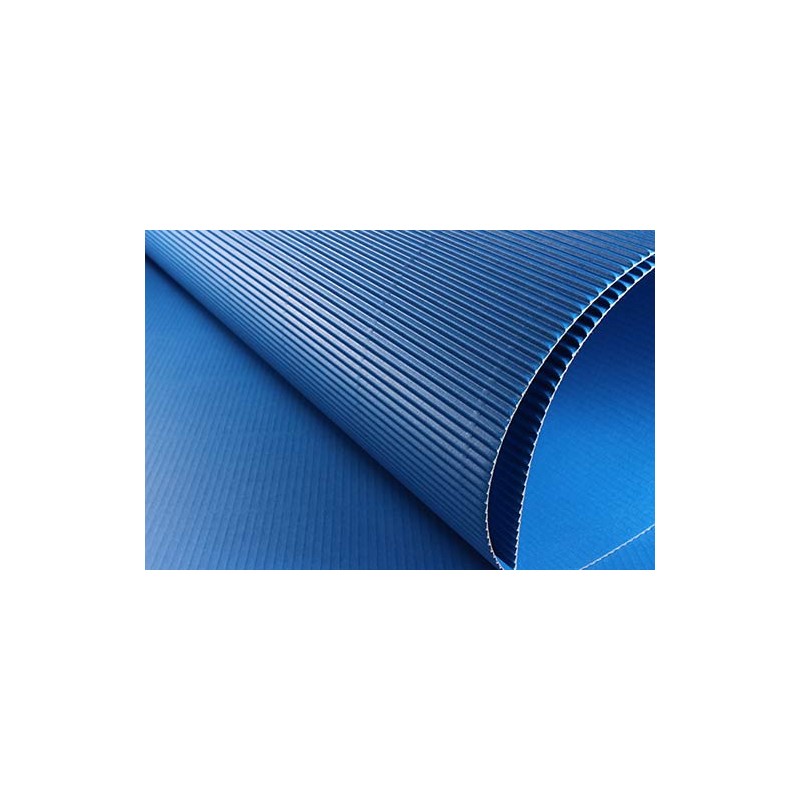 CARTONE ONDULATO 50x70 - BLU