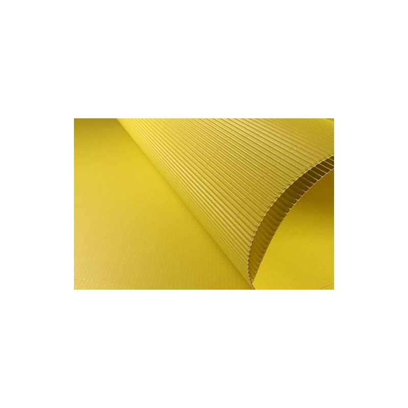 CARTONE ONDULATO 50x70 - GIALLO