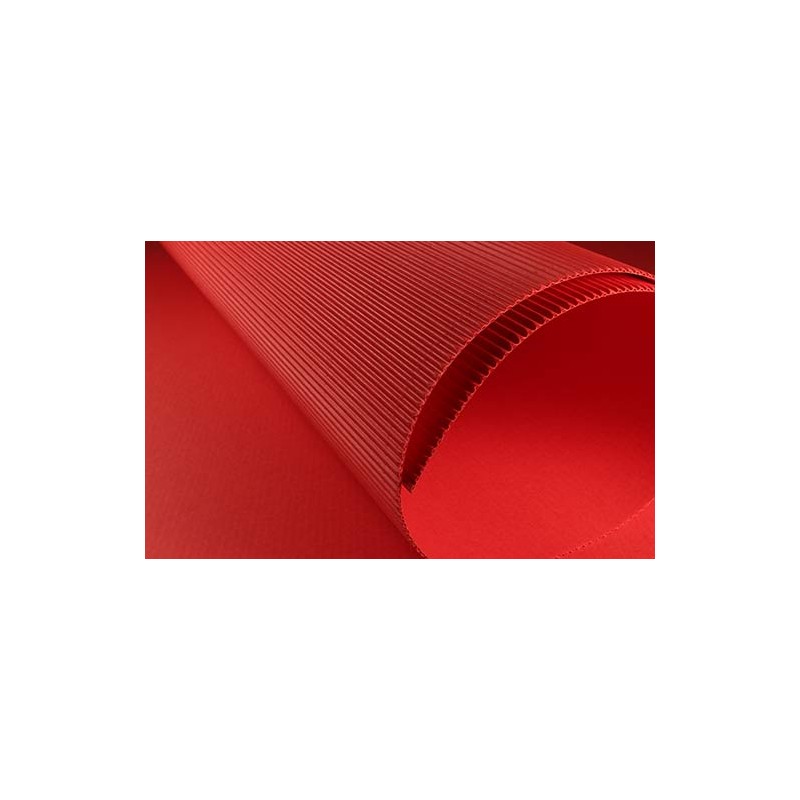 CARTONE ONDULATO 50x70 - ROSSO