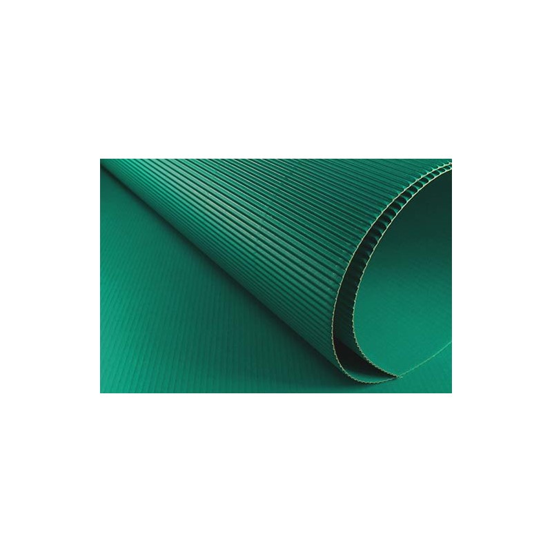 CARTONE ONDULATO 50x70 - VERDE