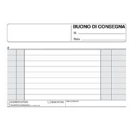 BUONI CONSEGNA 2 COPIE 11x16