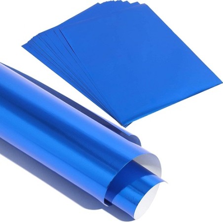 CARTA ALLUMINIO cm. 50x200 - Blu