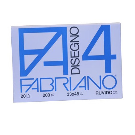 BLOCCO FABRIANO F4 33x48 gr.200 ff.20 Ruvido