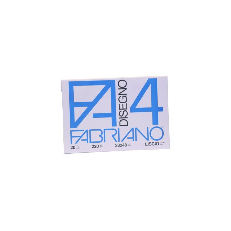 BLOCCO FABRIANO F4 33x48 gr.220 ff.20 Liscio