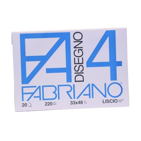 BLOCCO FABRIANO F4 33x48 gr.220 ff.20 Liscio