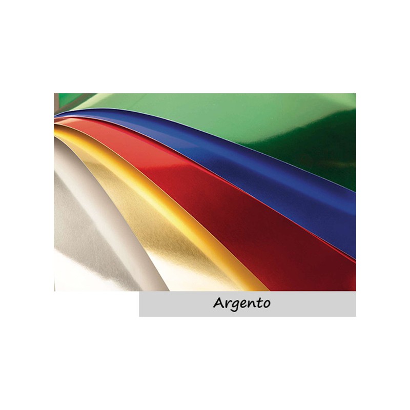 CARTONCINO ALLUMINIO 50x65 ARGENTO