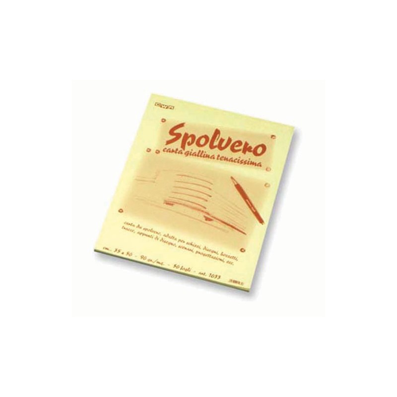 CARTA SPOLVERO 35x50 Gr.90 Fg.50