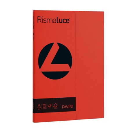 RISMA A4 gr.80  Fg.100 - ROSSO