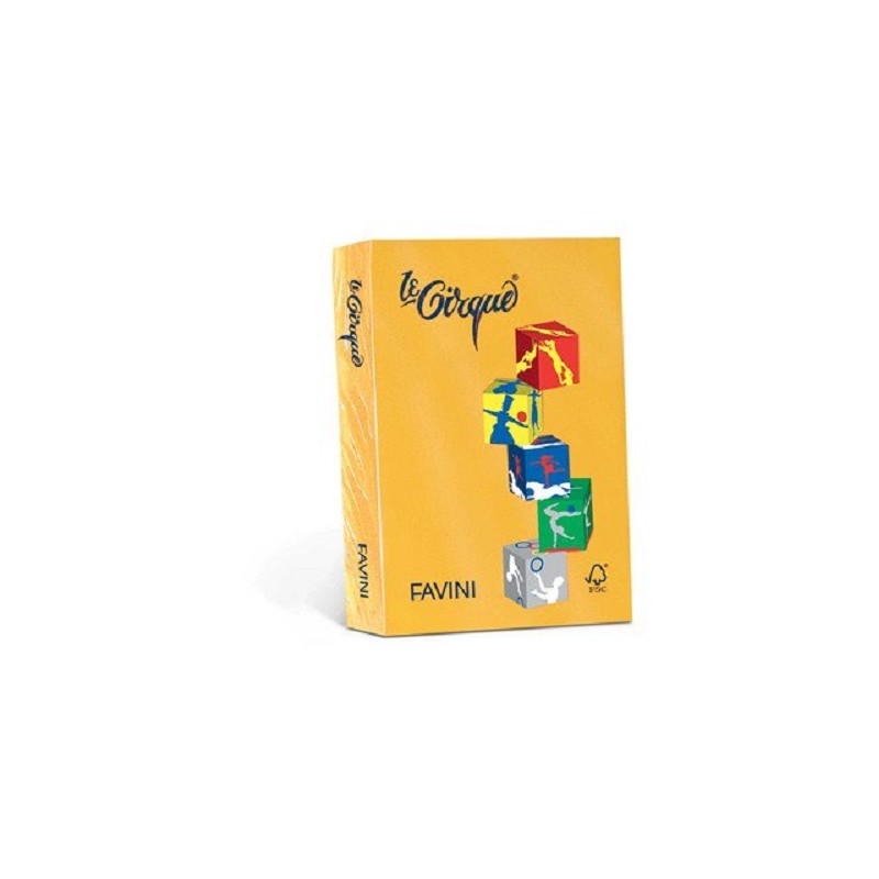 RISMA A4 gr.80 fg.500 - GIALLO ORO