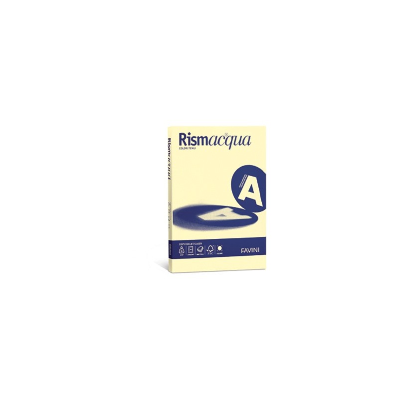 RISMA A4 gr.90  fg.100 - GIALLO TENUE