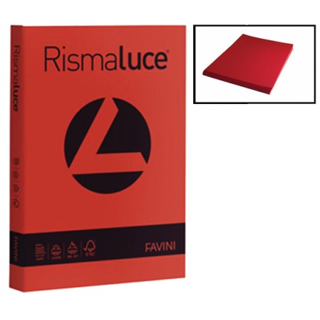 RISMA A4 gr.90  fg.100 - ROSSO