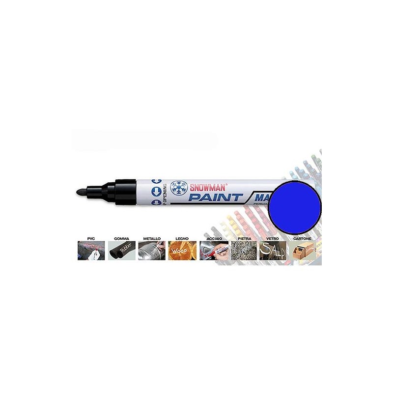 PAINT MARKER PERMANENT - BLU