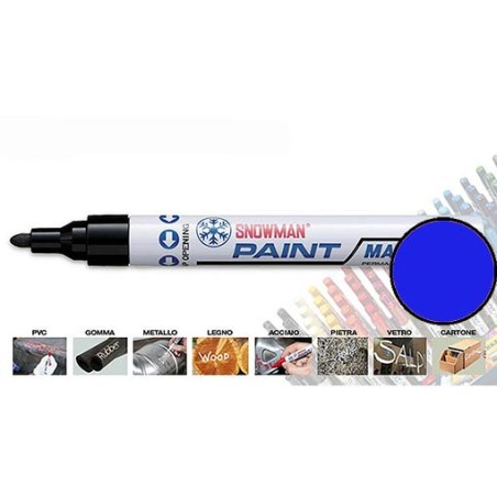 PAINT MARKER PERMANENT - BLU