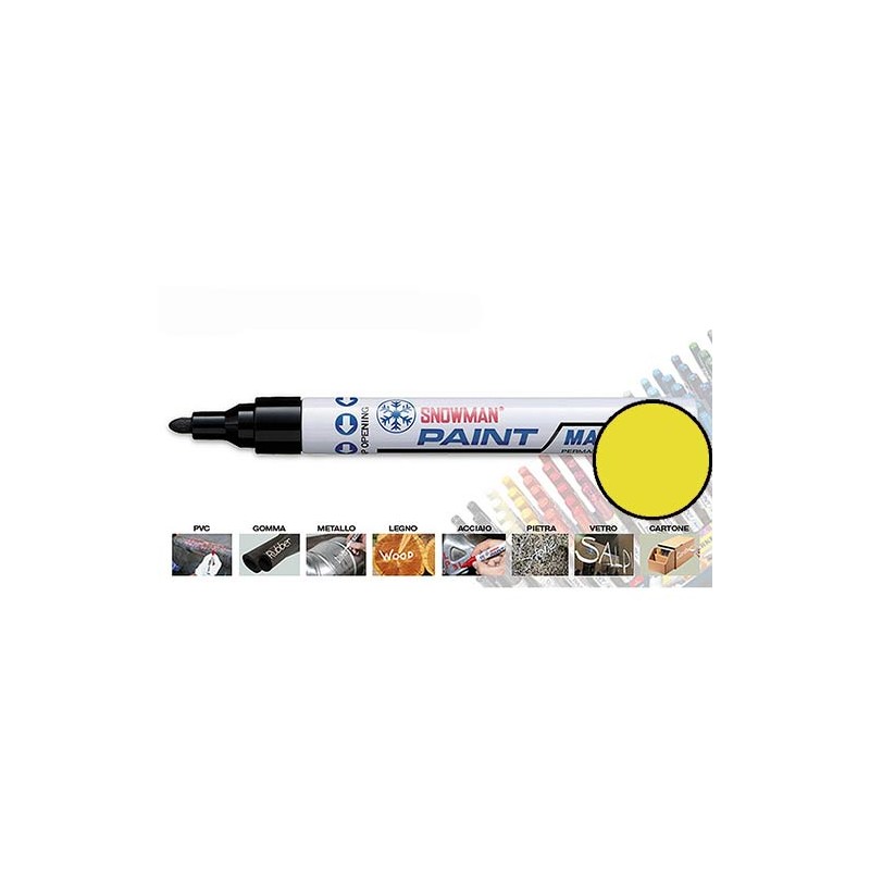 PAINT MARKER PERMANENT - GIALLO