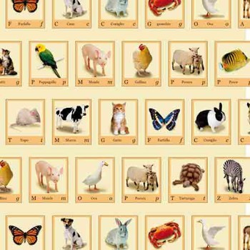 CARTA DECOUPAGE 50X70 - ANIMALI