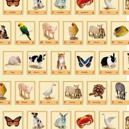 CARTA DECOUPAGE 50X70 - ANIMALI