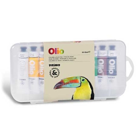 COLORI OLIO  ml.18 - 10 col.