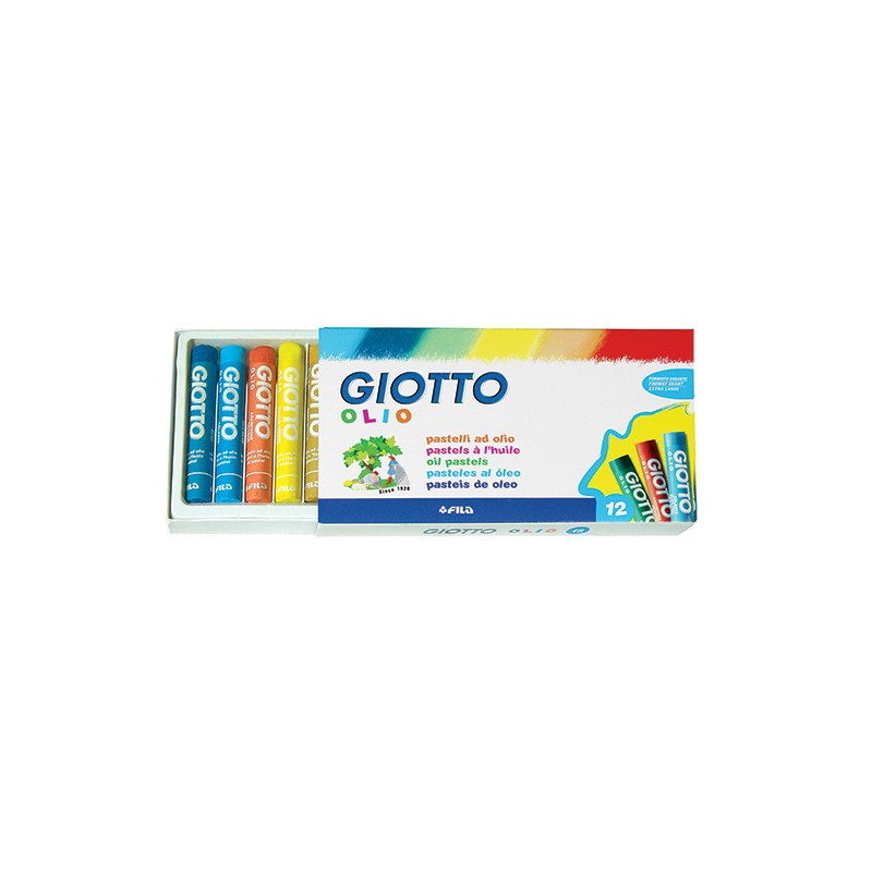 PASTELLI OLIO GIOTTO MAXI - 12 COL.