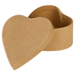 SCATOLA CARTAPESTA CUORE cm.8x7,5x4h.