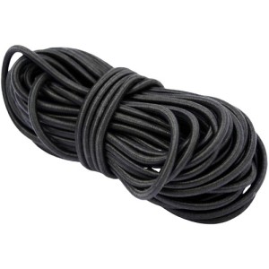 CORDONCINO ELASTICO mm.1x5 mt.- NERO