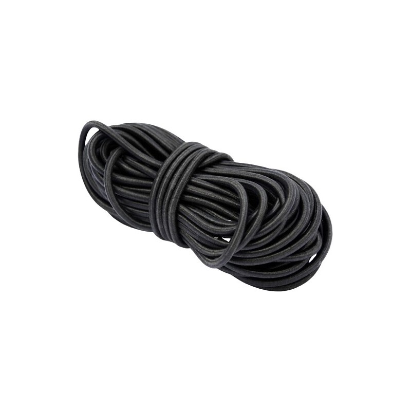 CORDONCINO ELASTICO mm.1x5 mt.- NERO