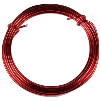 FILO METALLO Ø 2 mm. x 5 mt. ROSSO