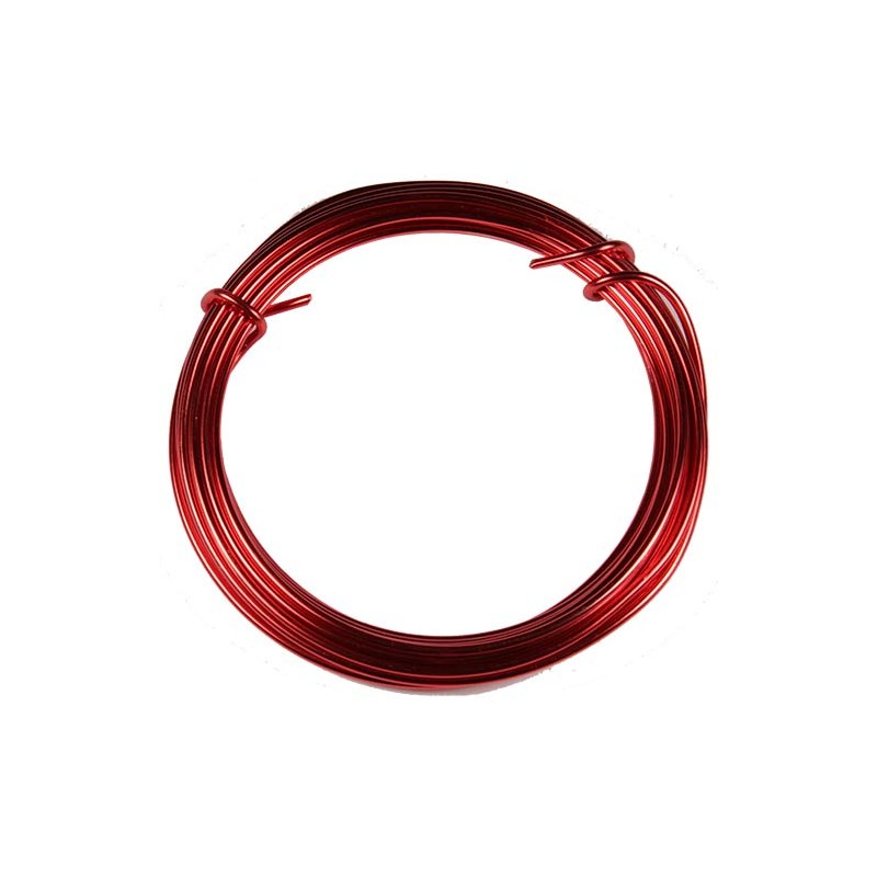 FILO METALLO Ø 2 mm. x 5 mt. ROSSO